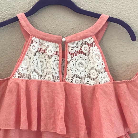 NWT Rosegal Peach Women’s Cold-Shoulder Top (5X) - Picture 10 of 16